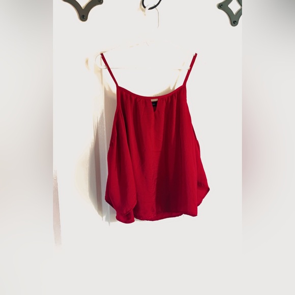 Tops - Elegant Red Women's Top